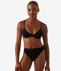 Cotton To A Tee Scoop Underwire Bra: Night