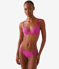 It's On Underwire Bra: Fuchsia Red