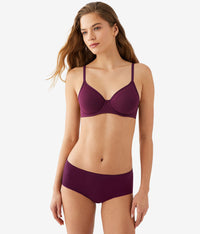Cotton To A Tee Underwire Bra: Potent Purple