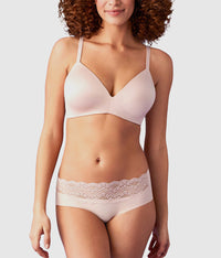 Future Foundation Wire Free T-Shirt Bra with Lace: Rose Smoke