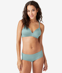 Future Foundation Wire Free T-Shirt Bra with Lace: Trellis