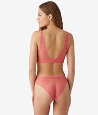 No Strings Attached Bralette: Tea Rose