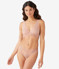 No Strings Attached Bralette: Blush Pink