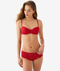 Ciao Bella Balconette Bra: Savvy Red