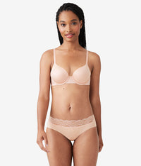 Future Foundation T-Shirt Bra with Lace: Rose Smoke