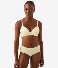 Future Foundation T-Shirt Bra with Lace: Pastel Yellow