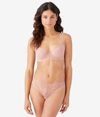 No Strings Attached Contour Bra: Blush Pink