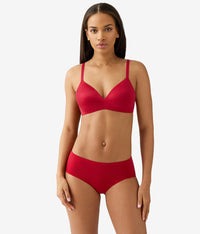 Future Foundation Wire Free T-Shirt Bra: Chili Pepper Red