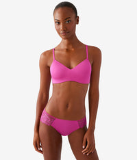 Spotlight Wire Free T-Shirt Bra: Fuchsia Red