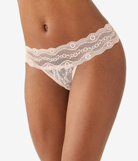 Lace Kiss Thong Panty Pack: Rose Smoke/Au Natural/Night