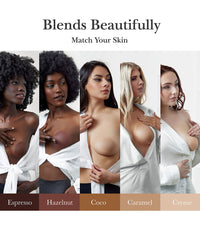 Nippies Adhesive Nipple Covers - Extra Coverage: Espresso