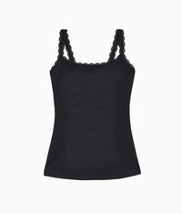 Inspired Eyelet Shelf Bra Cami: Night