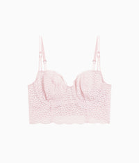 Untamed Demi Longline Bra: Rose Smoke