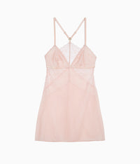 Lace Encounter Chemise: Rose Smoke