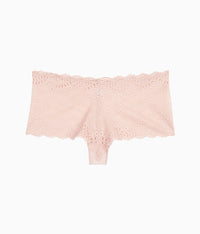 Inspired Eyelet Boyshort: Rose Smoke