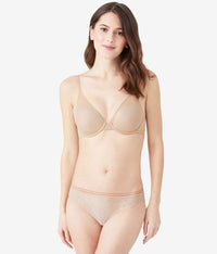 Etched in Style T-Shirt Bra: Au Natural