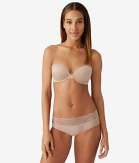 Future Foundation Push Up Strapless Bra: Au Natural