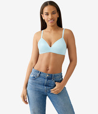Future Foundation Wire Free T-Shirt Bra: Blue Glow