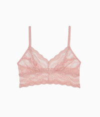 Lace Kiss Bralette: Rose Smoke