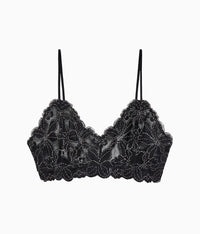 Feeling Famous Bralette: Night/Angel Wing