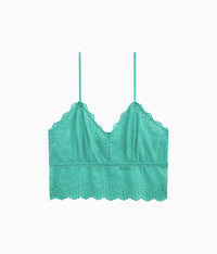 Inspired Eyelet Bralette: Water Garden