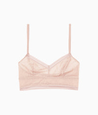 Etched in Style Bralette: Au Natural
