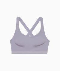 b.active Sport Crop: Lilac Gray