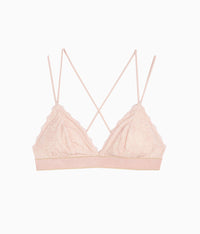 Lace Encounter Bralette: Rose Smoke