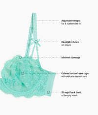 It's On Underwire Bra: Cabbage