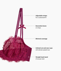 It's On Underwire Bra: Purple Potion