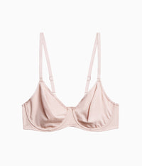 Cotton To A Tee Underwire Bra: Rose Smoke