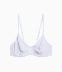 Cotton To A Tee Underwire Bra: White