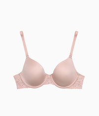 Future Foundation T-Shirt Bra with Lace: Rose Smoke
