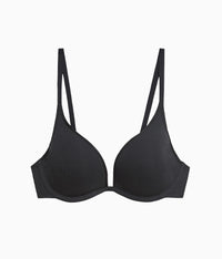 Cotton To A Tee Plunge T-Shirt Bra: Night