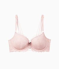 No Strings Attached Contour Bra: Blush Pink