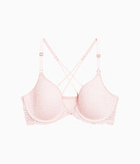 Untamed Front Close T-Shirt Bra: Rose Smoke