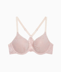 Shadow Scene Front Close Push Up Bra: Blush Pink