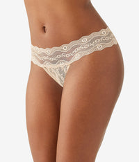 Lace Kiss Thong Panty Pack: Rose Smoke/Au Natural/Night