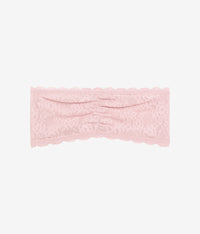 Effortlessly Lace Bandeau: Blush Pink