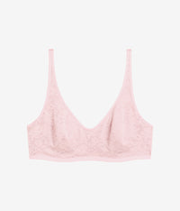 Effortlessly Lace Underwire Bra: Blush Pink