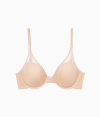 Etched in Style T-Shirt Bra: Au Natural