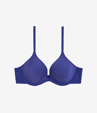 Full Transparency Plunge T-shirt Bra: Spectrum Blue