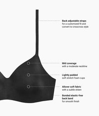 Spotlight Wire Free T-Shirt Bra: Night