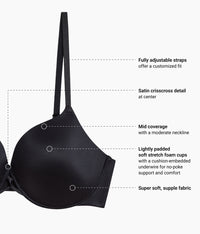 Undercover Plunge T-Shirt Bra: Night