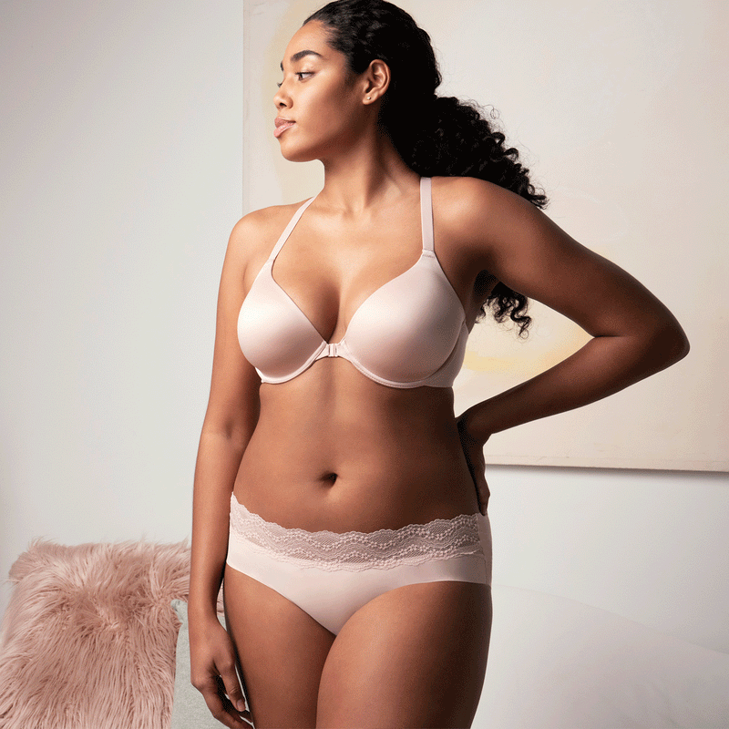 Future Foundation Front Close Racerback Bra